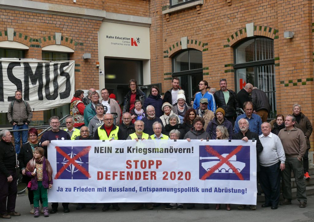 AntiDEF20-Aktionstreffen in Leipzig