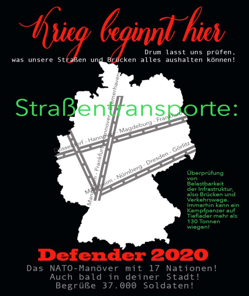 Krieg beginnt hier - Defender 2020